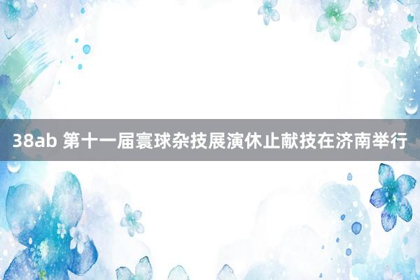 38ab 第十一届寰球杂技展演休止献技在济南举行