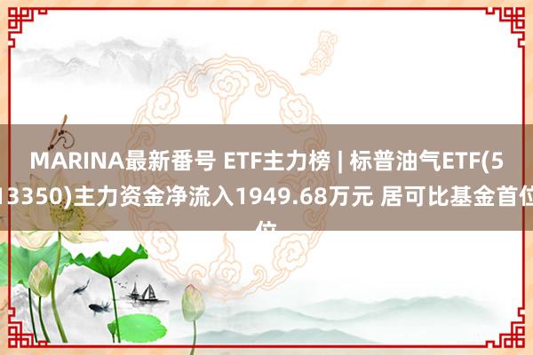 MARINA最新番号 ETF主力榜 | 标普油气ETF(513350)主力资金净流入1949.68万元 居可比基金首位