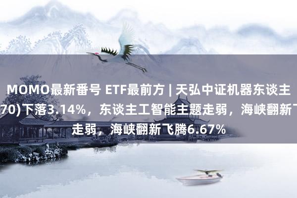 MOMO最新番号 ETF最前方 | 天弘中证机器东谈主ETF(159770)下落3.14%，东谈主工智能主题走弱，海峡翻新飞腾6.67%